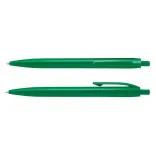 Omega Pen in dark green, front and side views