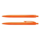 Omega Pen in orange, front and side views