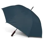 Pro-Am umbrella in navy, open angled front view