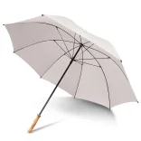 Pro Umbrella in white, open showing inner frame and ribs