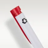 Recycled Plastic Pen with printed recycled symbol detail