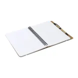 Kraft Notebook with Notes and Flags — Pages