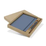 Omega Fashion Notebook and Pen Gift Set — Slate Blue