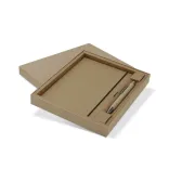Kraft Notebook and Pen Gift Set — Natural Pen