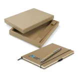 Kraft Notebook and Pen Gift Set — Branding