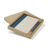 Paulo Notebook and Pen Gift Set — Navy