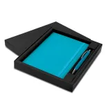 Omega Notebook and Pen Gift Set — Light Blue