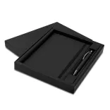Omega Notebook and Pen Gift Set — Black