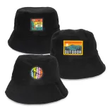 Terry Towelling Bucket Hat with Full Colour Patch — Main