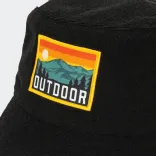 Terry Towelling Bucket Hat with Full Colour Patch — Patch Detail