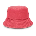 Bondi Washed Bucket Hat — red