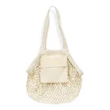 Cotton Mesh Foldaway Tote Bag - Small — Main