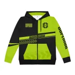 Custom Mens Active Zipped Hoodie — Front