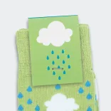 Pixel Knitted Business Socks — Custom Card Front