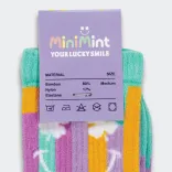 Pixel Knitted Bamboo Socks — Custom Card Back