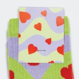 Pixel Knitted Bamboo Grip Socks — Custom Card Front
