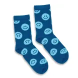 Pixel Knitted Bamboo Crew Socks - Set of 2 — Socks