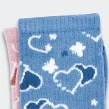 Jolly Knitted Bamboo Kids Socks - Set of 2 — Detail