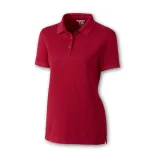 Cutter & Buck Advantage Womens Polo — cardinal red