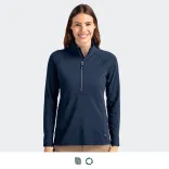 Cutter & Buck Adapt Womens Half Zip — Impact Aware