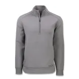 Cutter & Buck Roam Mens Half Zip Jacket — elemental grey