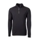 Cutter & Buck Adapt Mens Half Zip — black