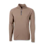 Cutter & Buck Adapt Mens Half Zip — MUSHROOM