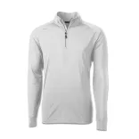 Cutter & Buck Adapt Mens Half Zip — white