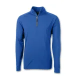 Cutter & Buck Adapt Mens Half Zip — tour blue