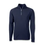 Cutter & Buck Adapt Mens Half Zip — navy blue