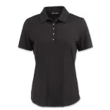 Cutter & Buck Coastline Epic Womens Polo — black