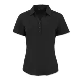 Cutter & Buck Forge Womens Polo — black